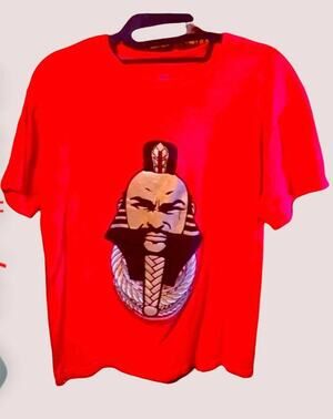 Filthy Dripped Mr. T Egyptian Shirt King Tut Mens Small Skater Streetwear Grunge